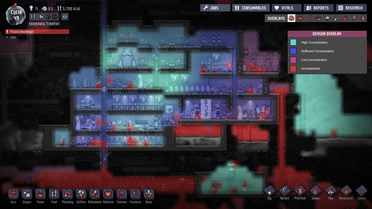 缺氧:眼冒金星/Oxygen Not Included/支持网络联机