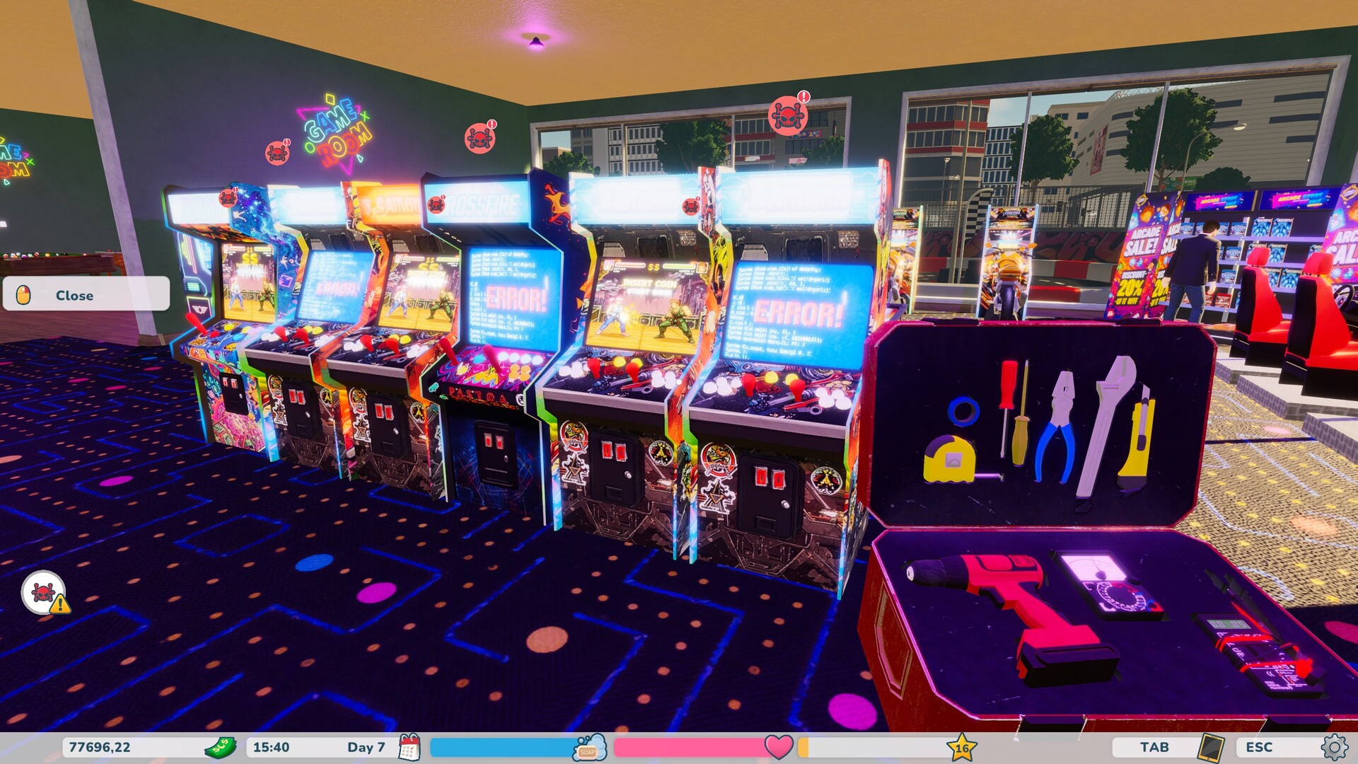 复古街机厅（Retro Arcade Shop Simulator）Build.25114712 免安装中文版下载 截图2