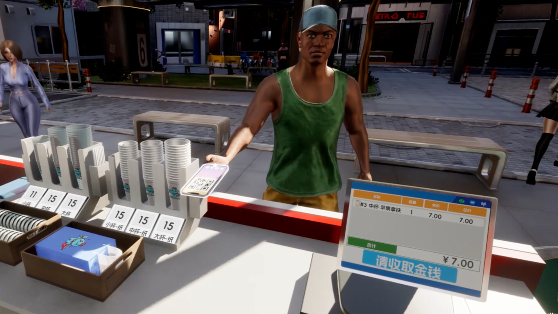 奶茶店模拟器 - 重生之我在冰堡甜城当店长/Boba Cafe Simulator
