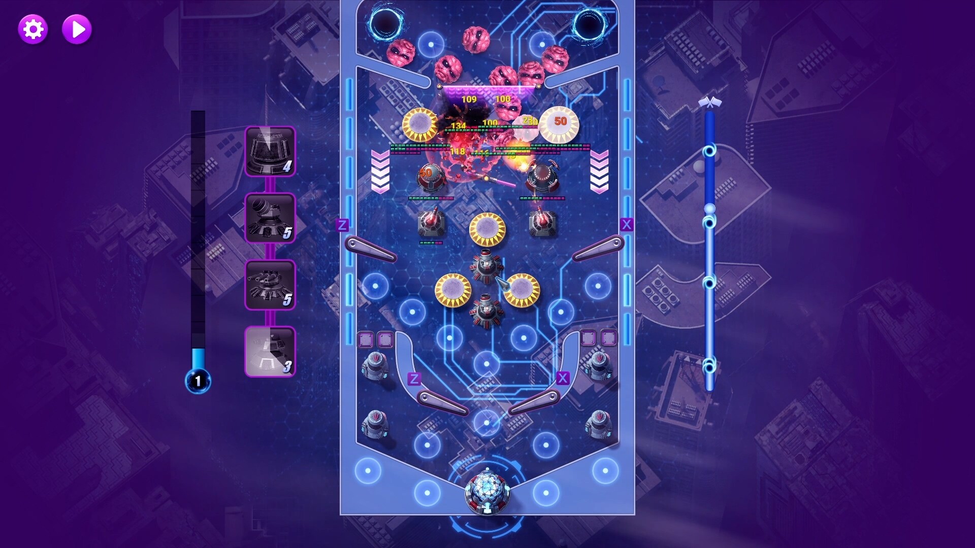 三维弹球塔防版（Bumper Blitz TD） 截图2