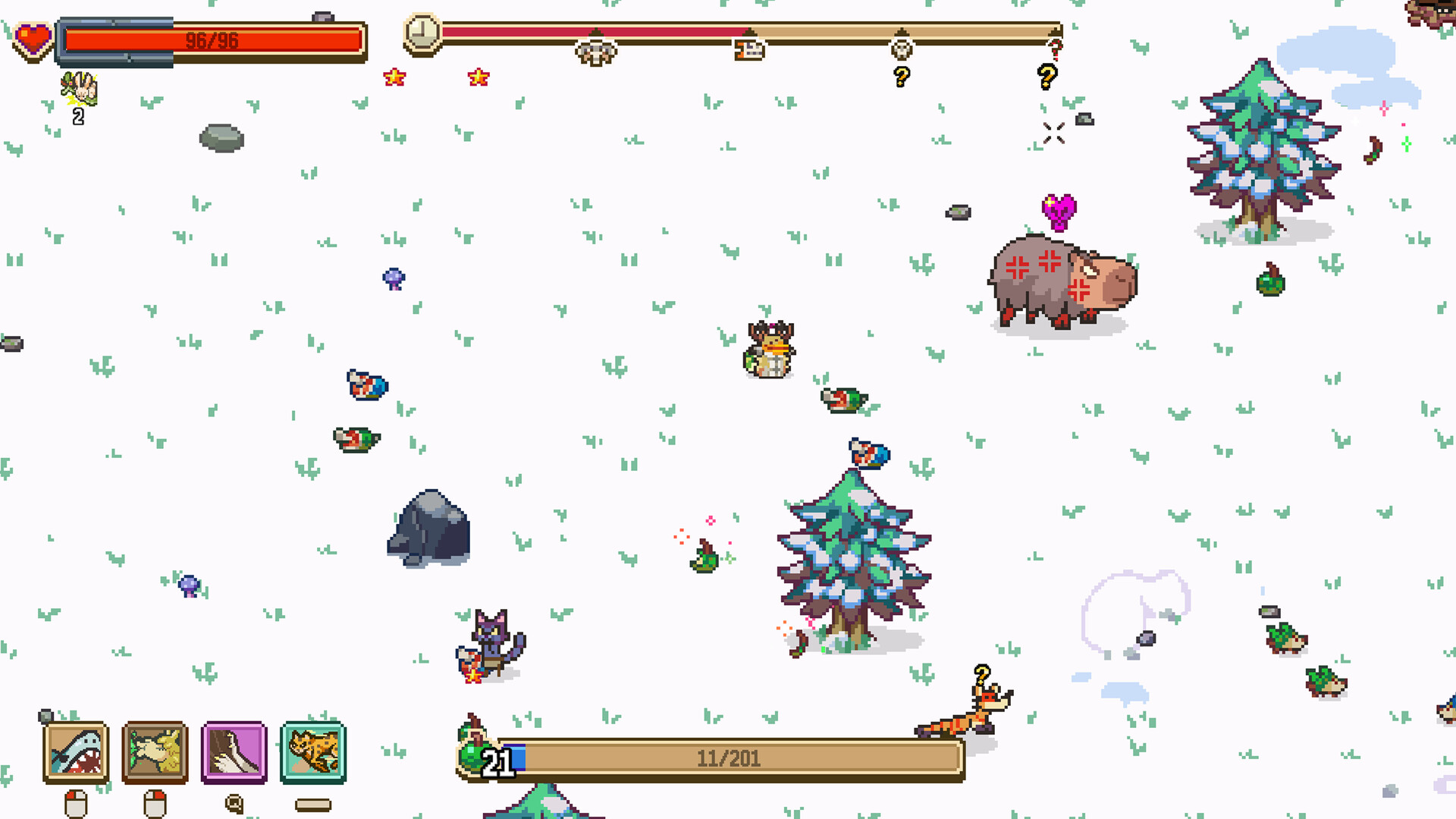 万物皆可蟹：动物进化（Everything is Crab: The Animal Evolution Roguelite） 截图5