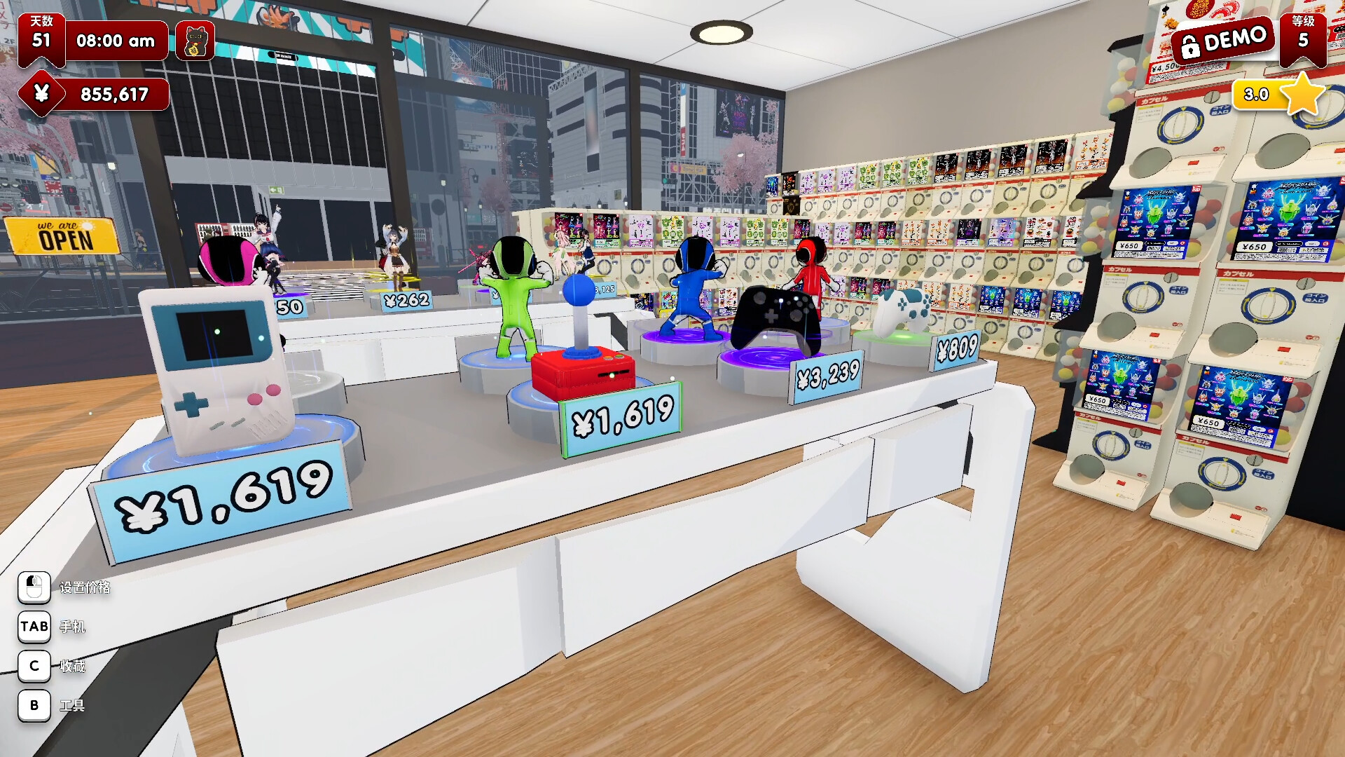秋叶原盲盒店模拟器（Gacha Capsule Shop Simulator - Akihabara） 截图9