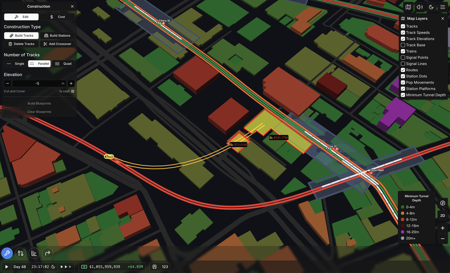地铁建造（Subway Builder）v0.9.0 截图4