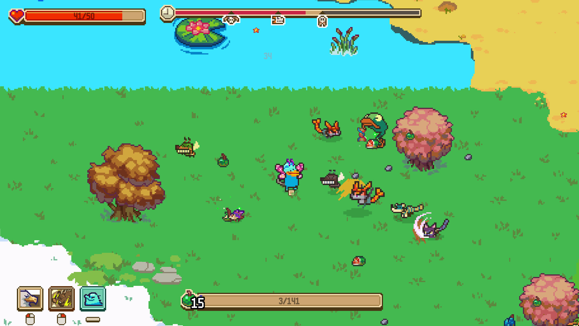 万物皆可蟹：动物进化（Everything is Crab: The Animal Evolution Roguelite） 截图2