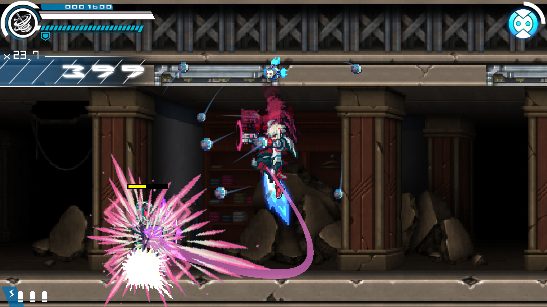银白钢铁X 1+2 双重收藏辑（Gunvolt Chronicles: Luminous Avenger iX 1+2 Dual Collection） 截图2