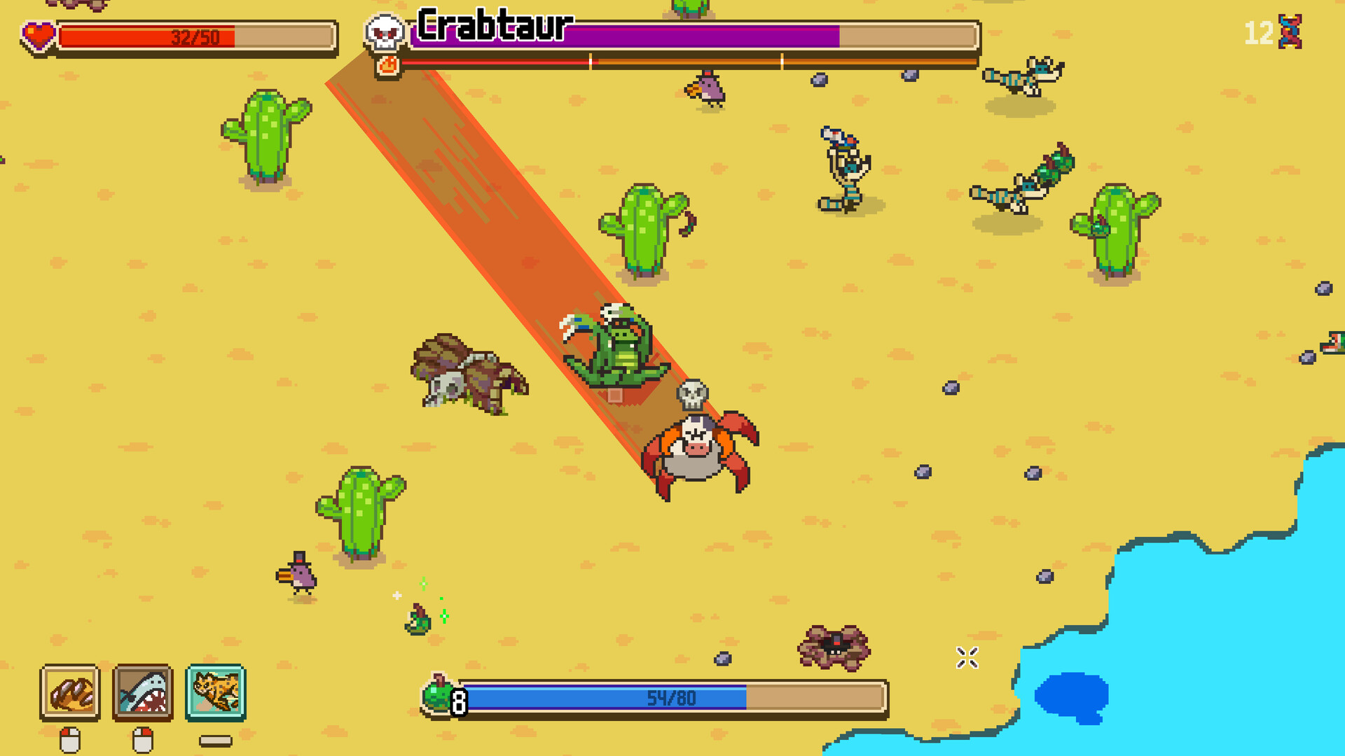 万物皆可蟹：动物进化（Everything is Crab: The Animal Evolution Roguelite） 截图3