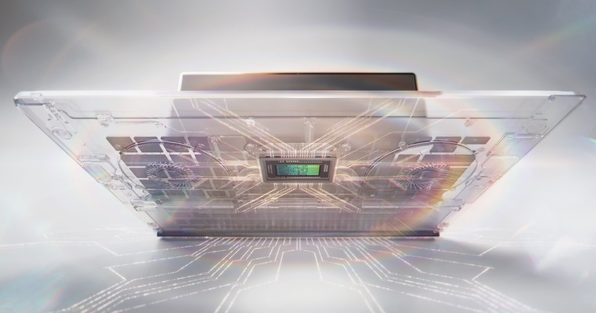 NVIDIA RTX Spark 官方渲染图,Grace CPU 与 Blackwell GPU 封装在同一颗超级芯片内