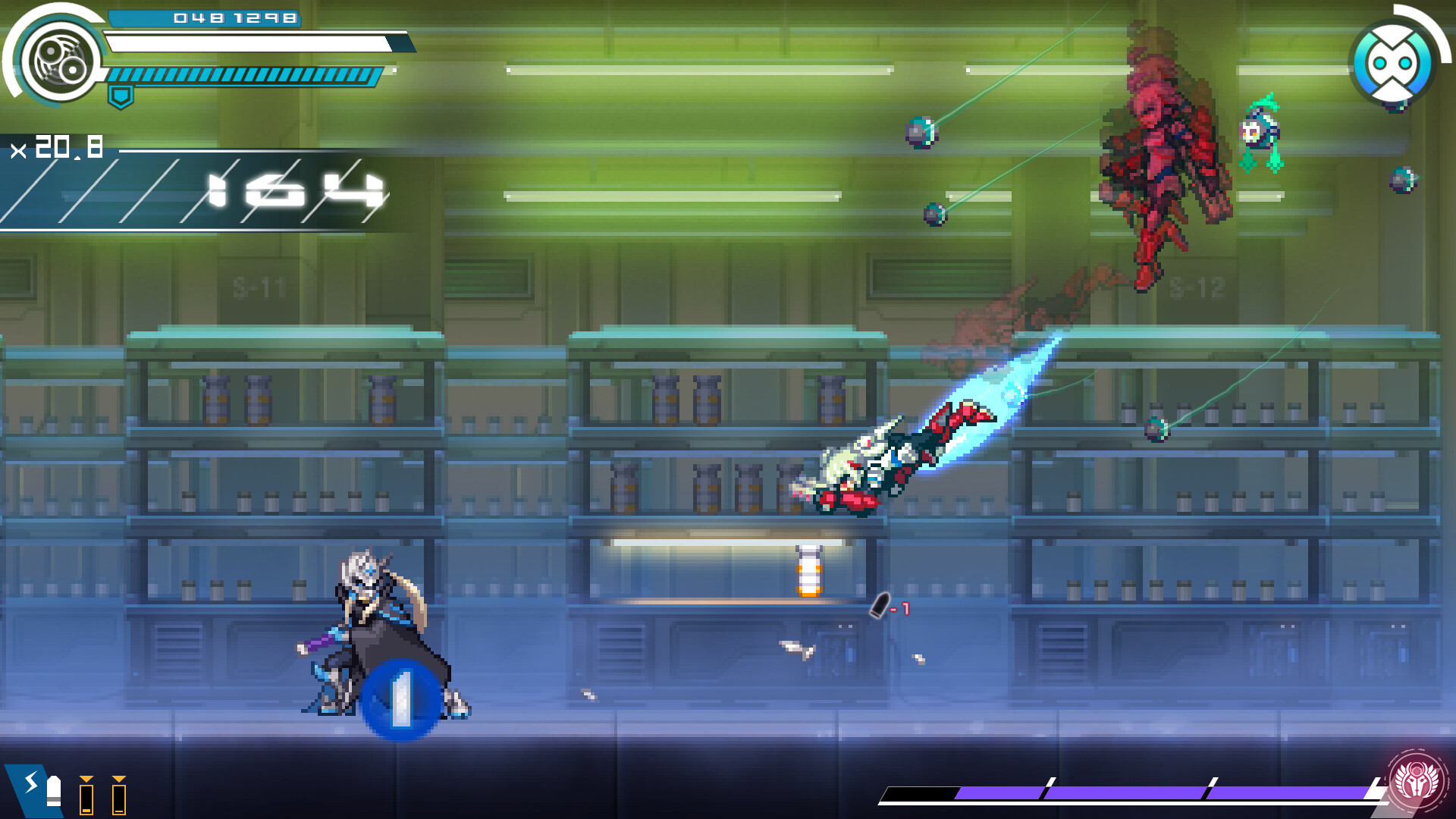 银白钢铁X 1+2 双重收藏辑（Gunvolt Chronicles: Luminous Avenger iX 1+2 Dual Collection） 截图3