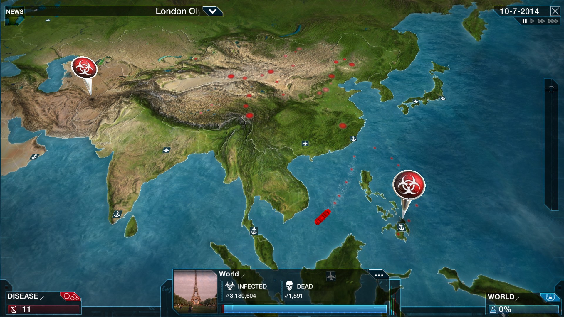 瘟疫公司：物竞天择联机版（Plague Inc: Evolved Online）v1.24.0.3 免安装中文版下载 截图4