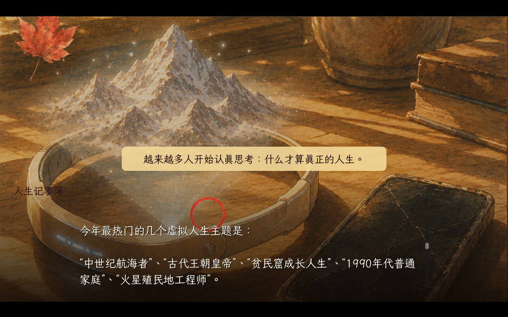 人生记事簿：Life Memoirs